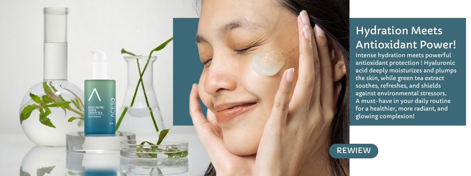 Hyaluronic Acid - Green Tea Serum 