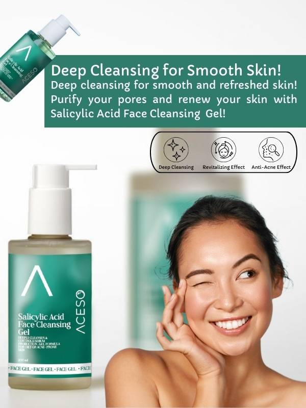 ACESO COSMETICS | Salicylic Acid Face Cleansing Gel 