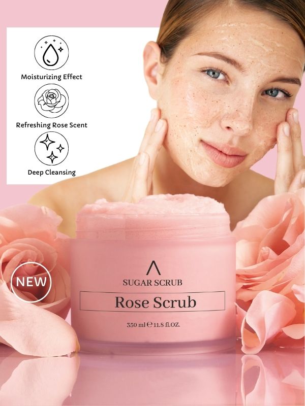 ACESO COSMETICS | Rose Body Peeling Scrub
