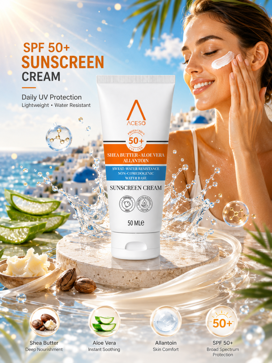 ACESO COSMETICS | 50+ SUNSCREEN CREAM