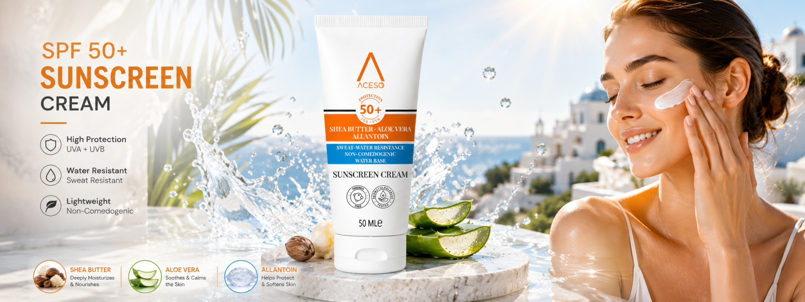 50+ SUNSCREEN CREAM